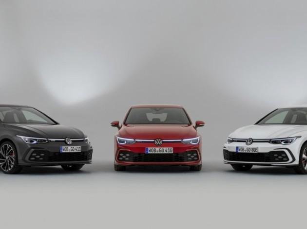 Volkswagen toont Golf GTI, GTE en GTD