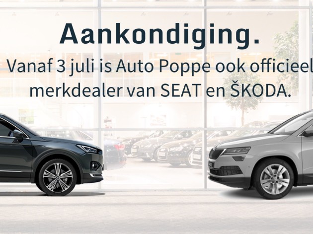 Auto Poppe neemt Auto Melse Goes over.